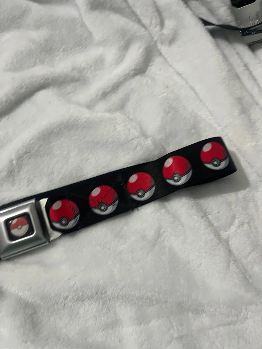 Buckle Down Pokemon Seatbelt Style Boys Belt